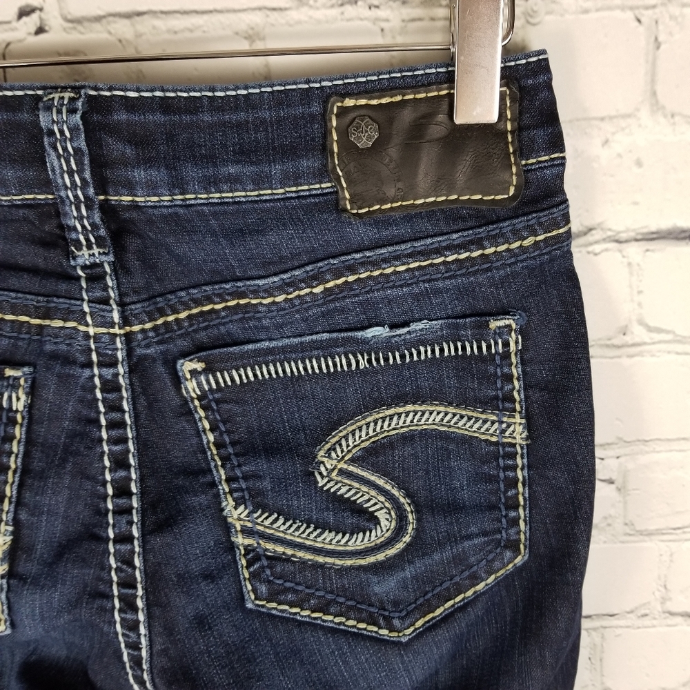 SILVER | Berkley dark wash stretch skinny jeans